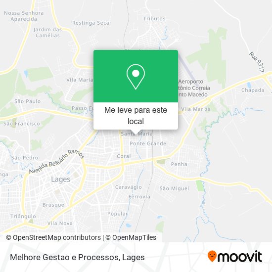 Melhore Gestao e Processos mapa