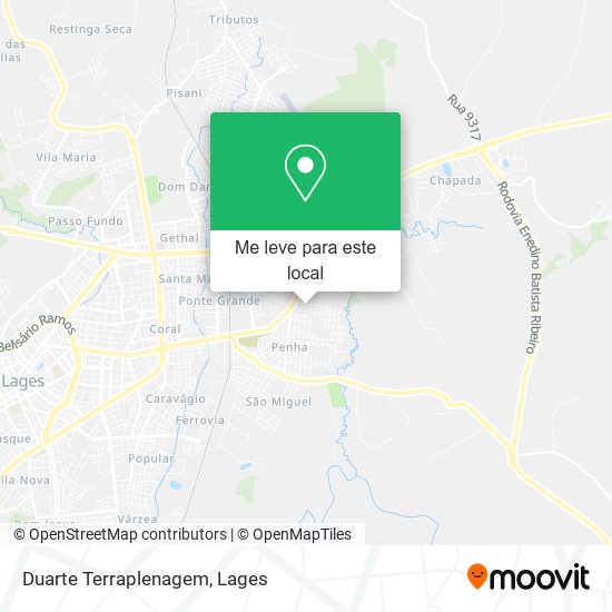 Duarte Terraplenagem mapa