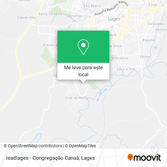 Ieadlages - Congregação Canaã mapa
