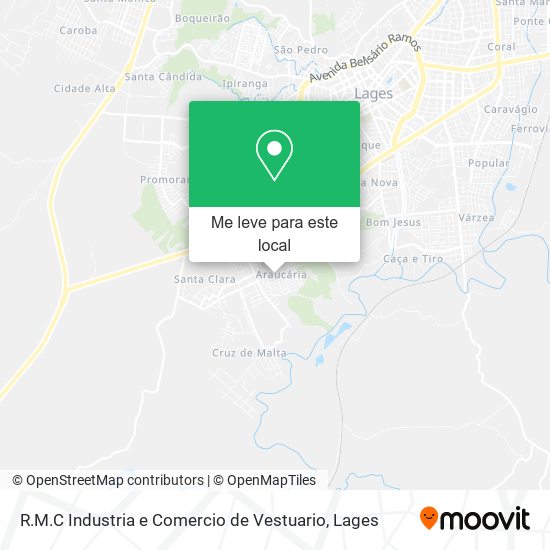 R.M.C Industria e Comercio de Vestuario mapa