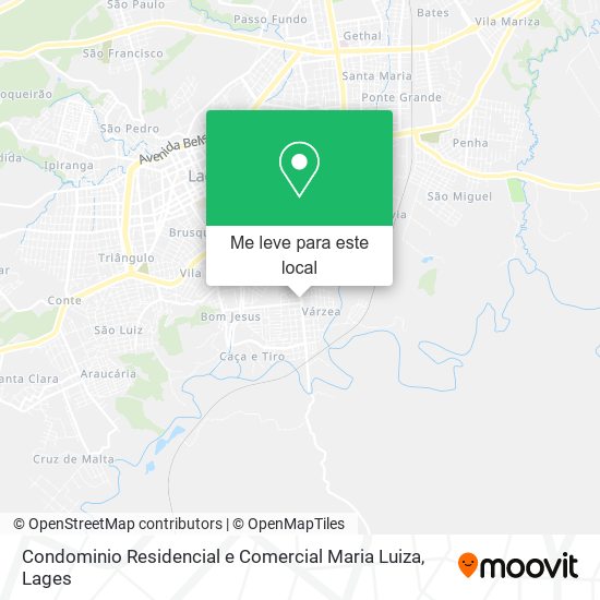 Condominio Residencial e Comercial Maria Luiza mapa