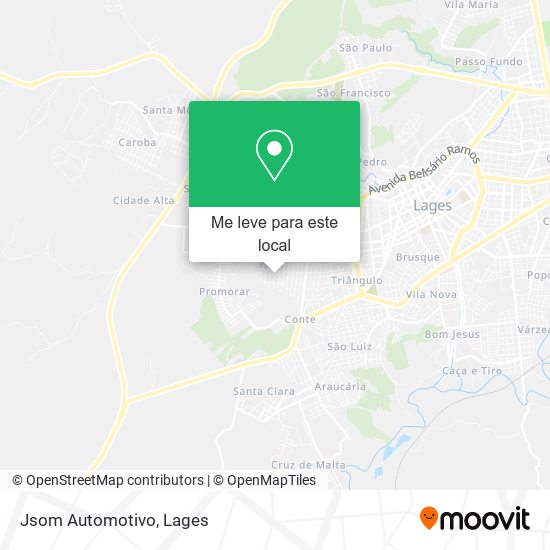 Jsom Automotivo mapa