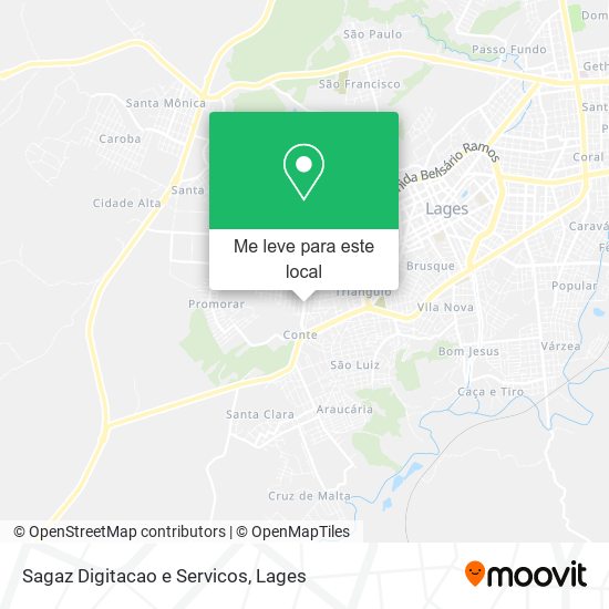 Sagaz Digitacao e Servicos mapa