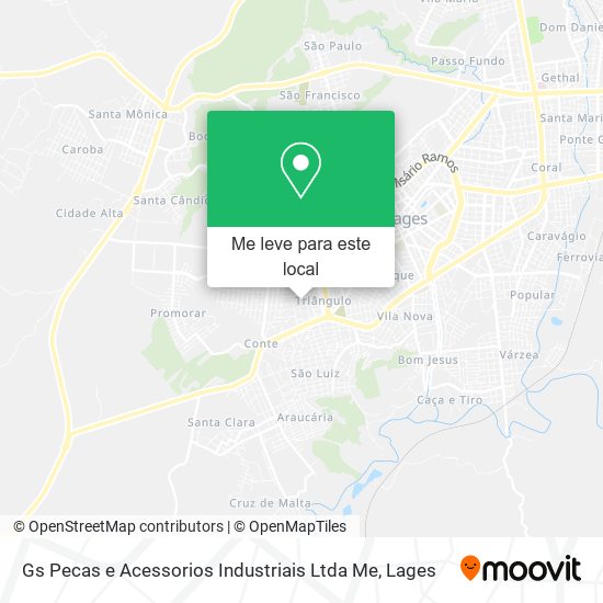 Gs Pecas e Acessorios Industriais Ltda Me mapa