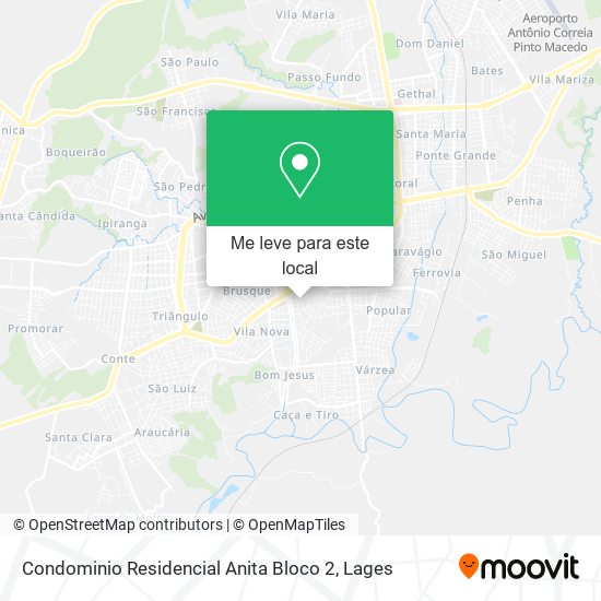 Condominio Residencial Anita Bloco 2 mapa