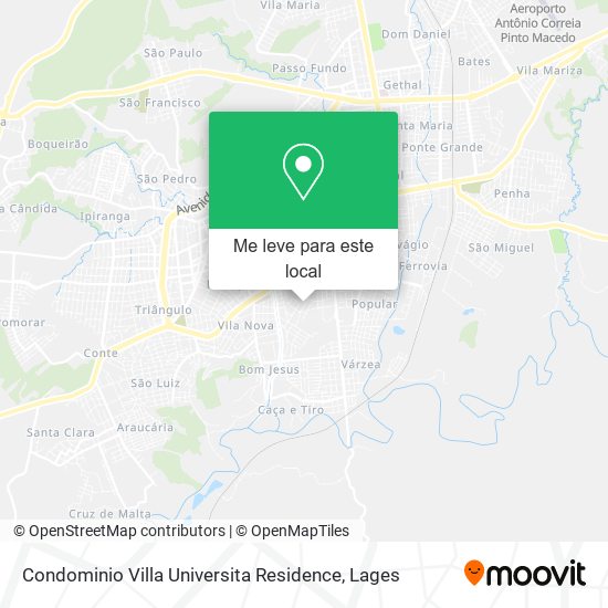 Condominio Villa Universita Residence mapa