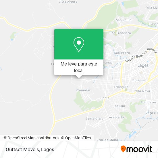 Outtset Moveis mapa