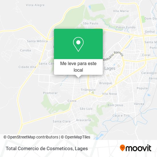 Total Comercio de Cosmeticos mapa