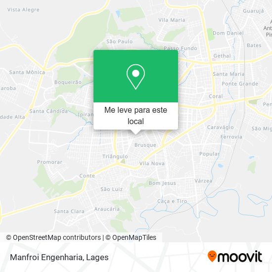 Manfroi Engenharia mapa