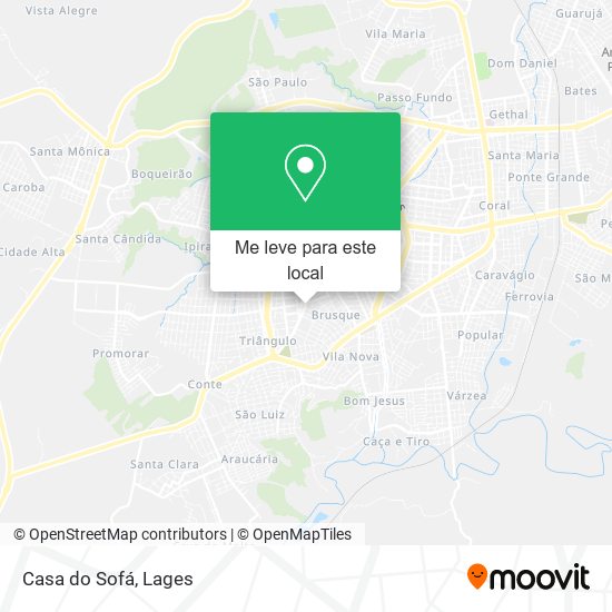 Casa do Sofá mapa