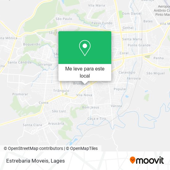 Estrebaria Moveis mapa