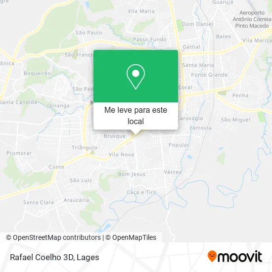 Rafael Coelho 3D mapa