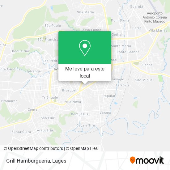 Grill Hamburgueria mapa
