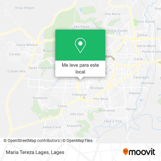 Maria Tereza Lages mapa