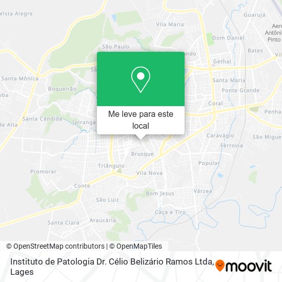 Instituto de Patologia Dr. Célio Belizário Ramos Ltda mapa