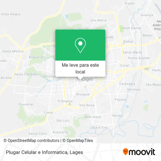 Plugar Celular e Informatica mapa