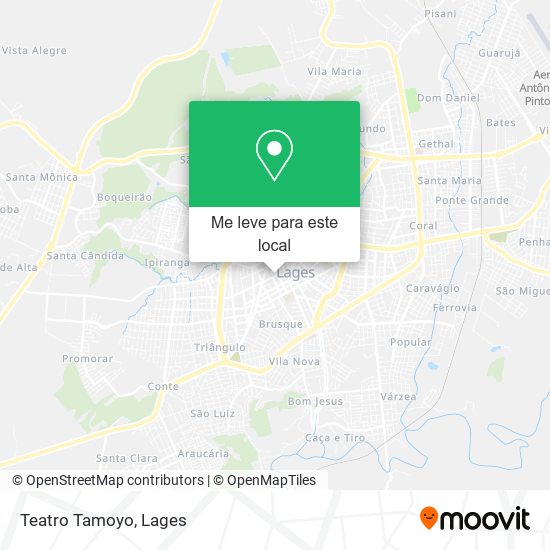 Teatro Tamoyo mapa