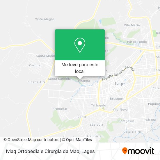 Iviaq Ortopedia e Cirurgia da Mao mapa