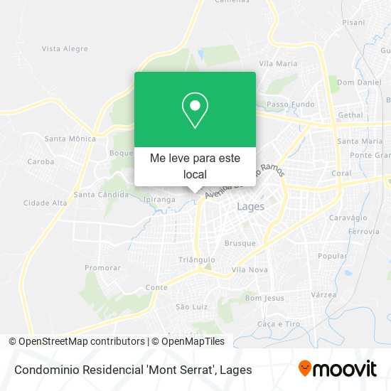 Condominio Residencial 'Mont Serrat' mapa