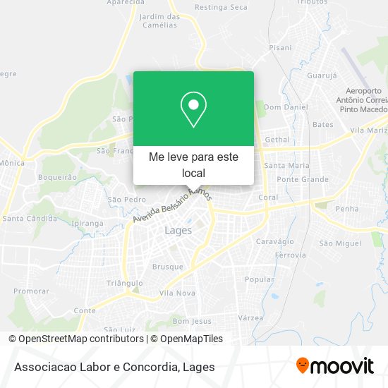 Associacao Labor e Concordia mapa