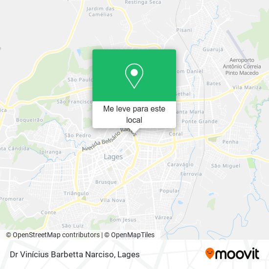 Dr Vinícius Barbetta Narciso mapa