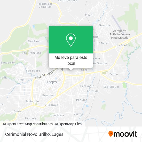Cerimonial Novo Brilho mapa