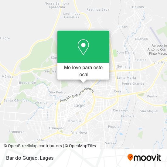 Bar do Gurjao mapa
