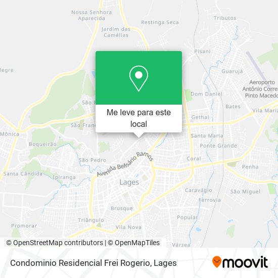 Condominio Residencial Frei Rogerio mapa