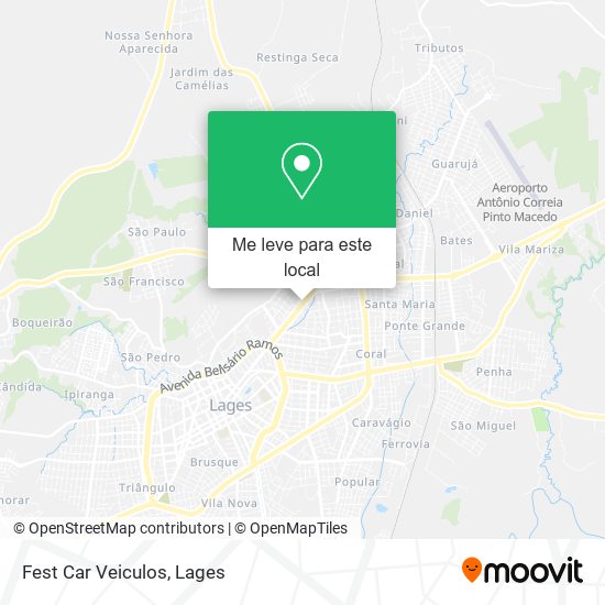 Fest Car Veiculos mapa