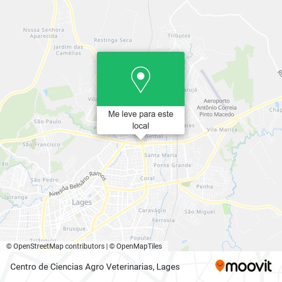 Centro de Ciencias Agro Veterinarias mapa