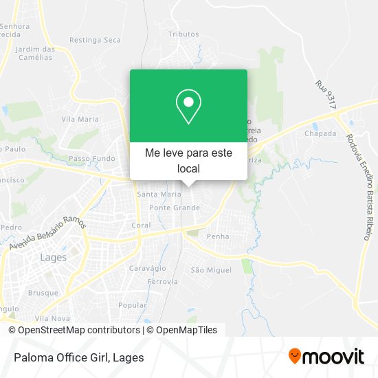 Paloma Office Girl mapa