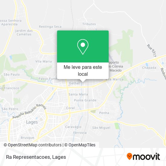 Ra Representacoes mapa