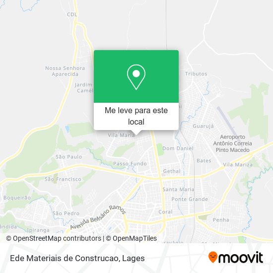 Ede Materiais de Construcao mapa