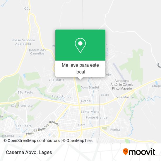 Caserna Abvo mapa