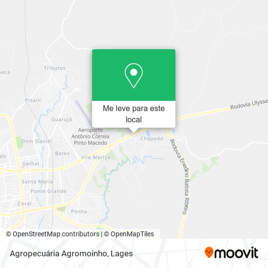 Agropecuária Agromoinho mapa