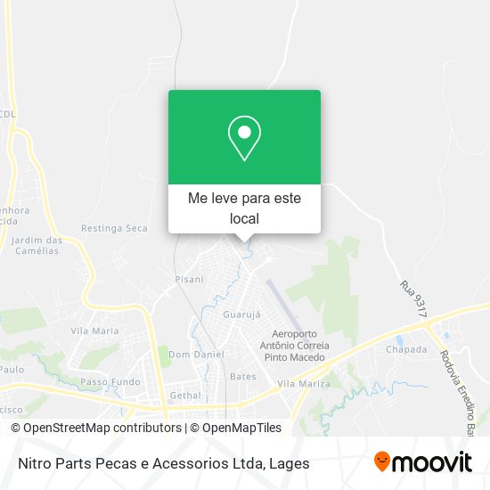 Nitro Parts Pecas e Acessorios Ltda mapa