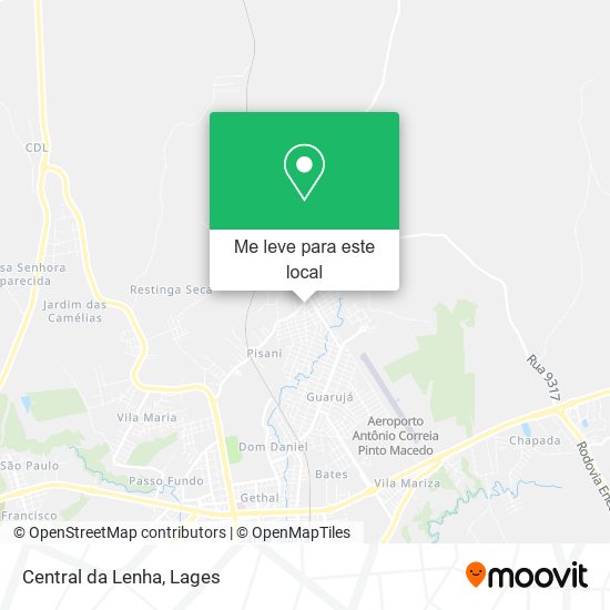 Central da Lenha mapa
