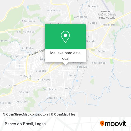 Banco do Brasil mapa