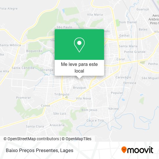Baixo Preços Presentes mapa
