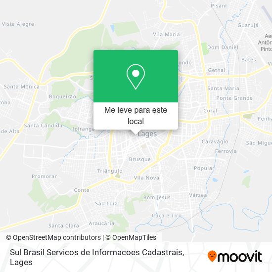 Sul Brasil Servicos de Informacoes Cadastrais mapa