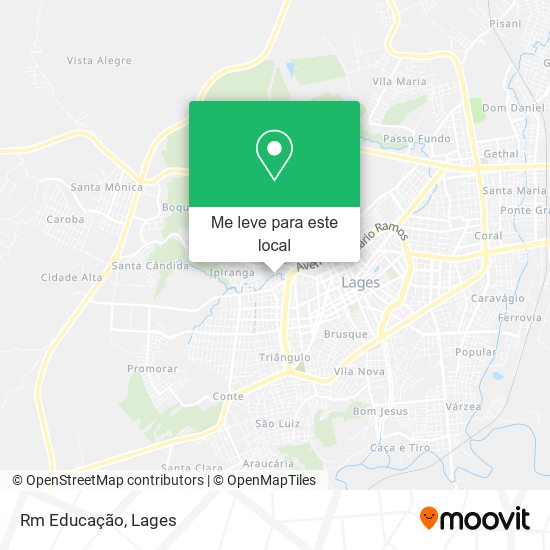 Rm Educação mapa