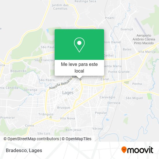 Bradesco mapa