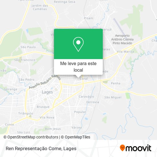 Ren Representação Come mapa