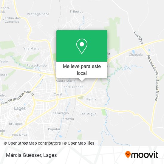 Márcia Guesser mapa