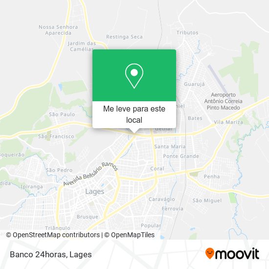 Banco 24horas mapa