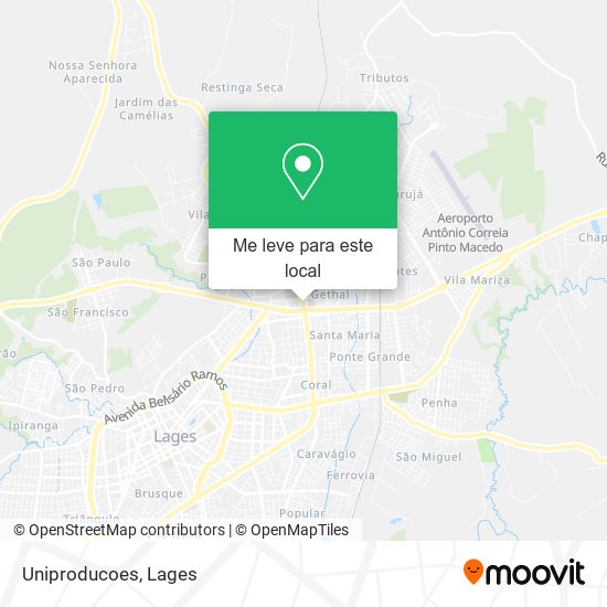 Uniproducoes mapa