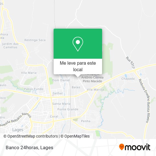 Banco 24horas mapa
