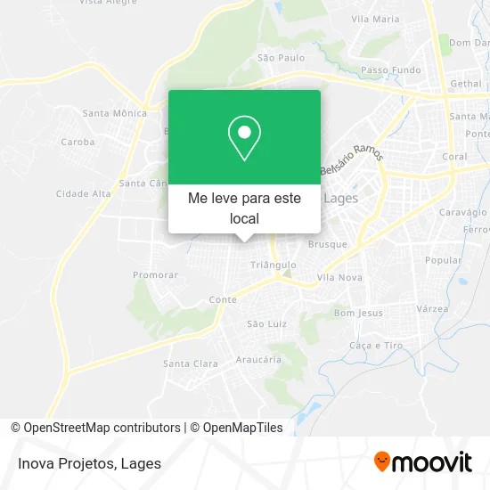 Inova Projetos mapa