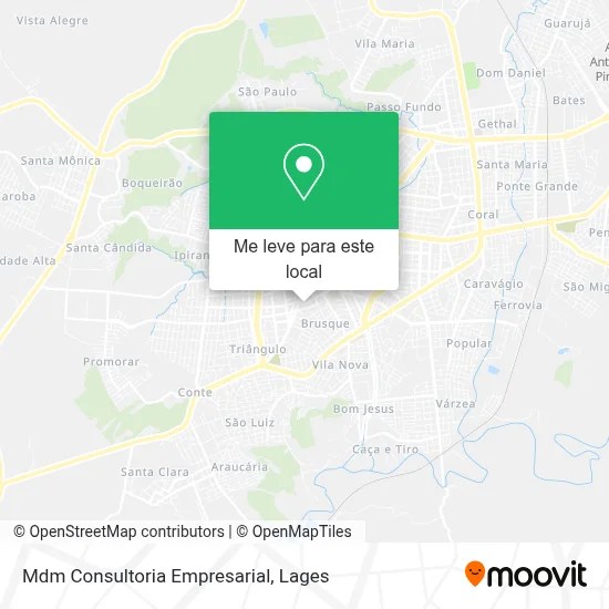 Mdm Consultoria Empresarial mapa