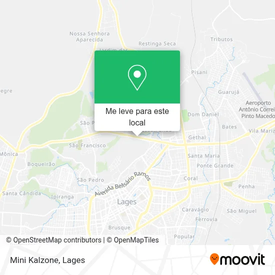 Mini Kalzone mapa